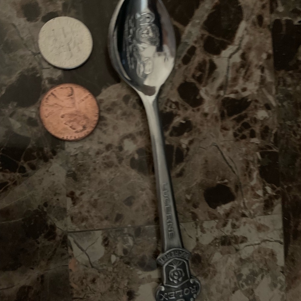 Rolex Baby Spoon By Bucherer of Switzerland $59 - Picture 6 of 7